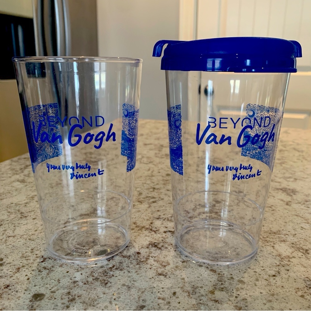 Beyond VanGogh souvenir plastic drinking tumblers